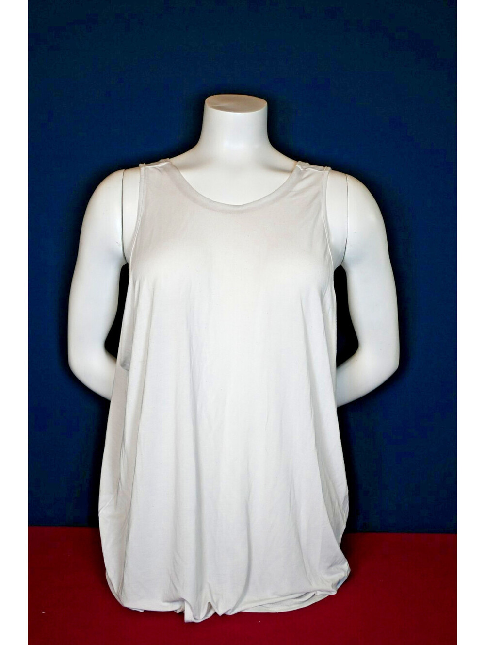 Nike Women's DriFit Twist Back Tank Top White Size XL READ
